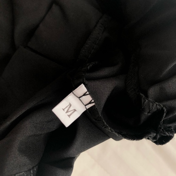 Black Pompom Shorts - Picture 3 of 3